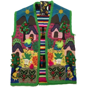 Garden Woven Embellished Vest